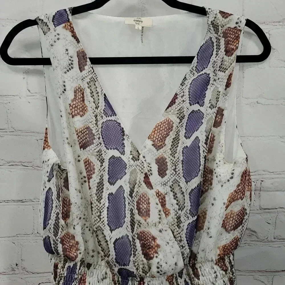 Entro Snake Print Women's Size Large - Picture 4 of 11